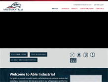 Tablet Screenshot of able-industrial.com